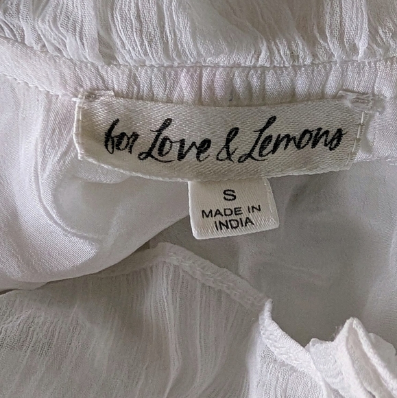 FOR LOVE & LEMONS aviana vintage style mini dress S - Picture 12 of 14